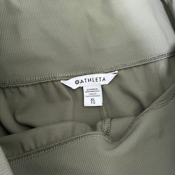 Athleta Venice High Rise Cargo Jogger Pants Moss Green XL - Picture 7 of 8